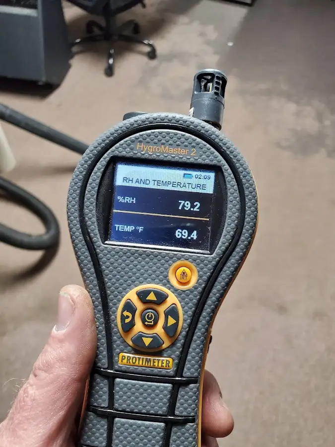 Moisture meter humidity assessment for Fire & Smoke Damage Restoration in Frankfort Square