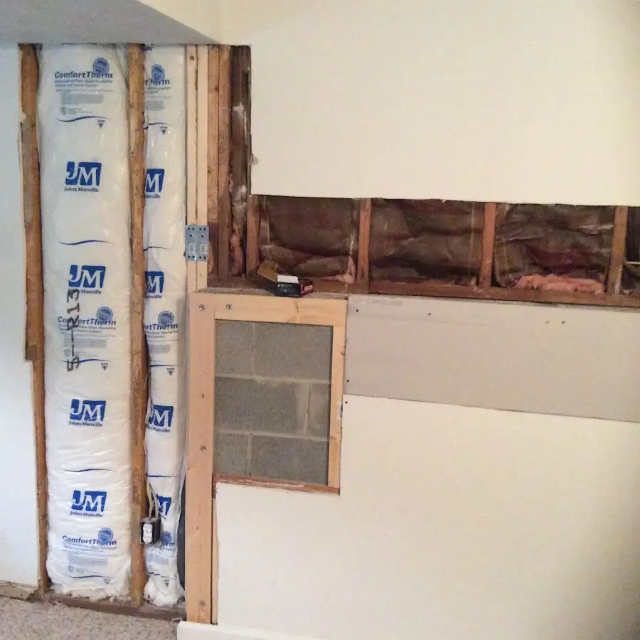 Wall insulation replacement during Odor Removal & Deodorization in Frankfort Square